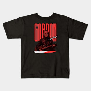 Gordon lightfoot//original retro fan art Kids T-Shirt